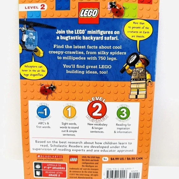 LEGO BUG OFF! Paperback Book Level 2 by Penelope Arlon Brand New - Picture 2 of 2